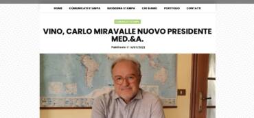 Carlo Miravalle, le nouveau président de Med.&A.